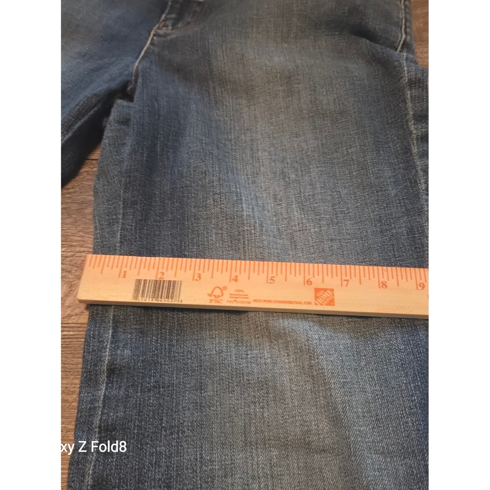 Pilcro Wide-Leg Baggy High-Rise Jeans Dark Indigo Blue OB2300165 Size 29 - Picture 11 of 11